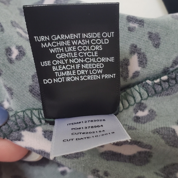 Torrid Midi High Low Green Leopard Print Dress - Picture 6 of 7